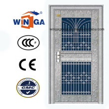 Waterproof Outside Using Stainless Steel Security Glass Door (W-GH-22)